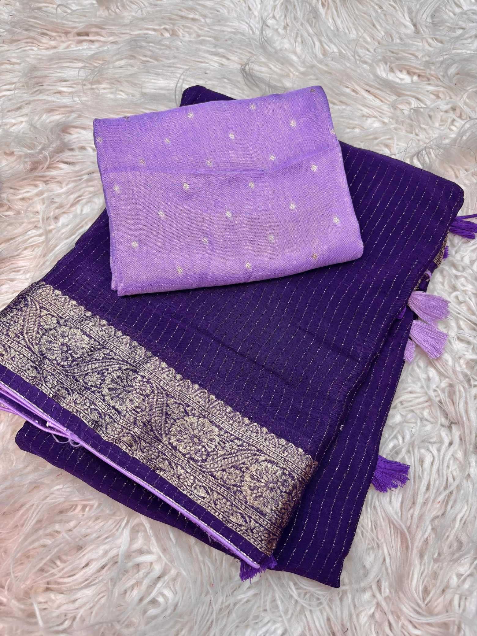 Pure Viscos Designer Saree