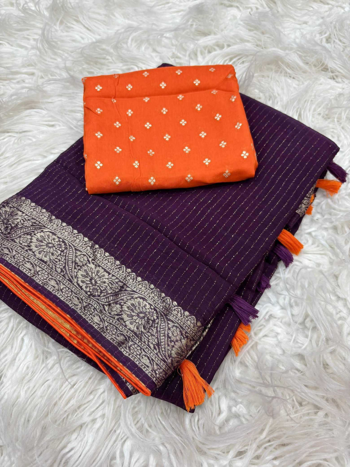 Pure Viscos Designer Saree