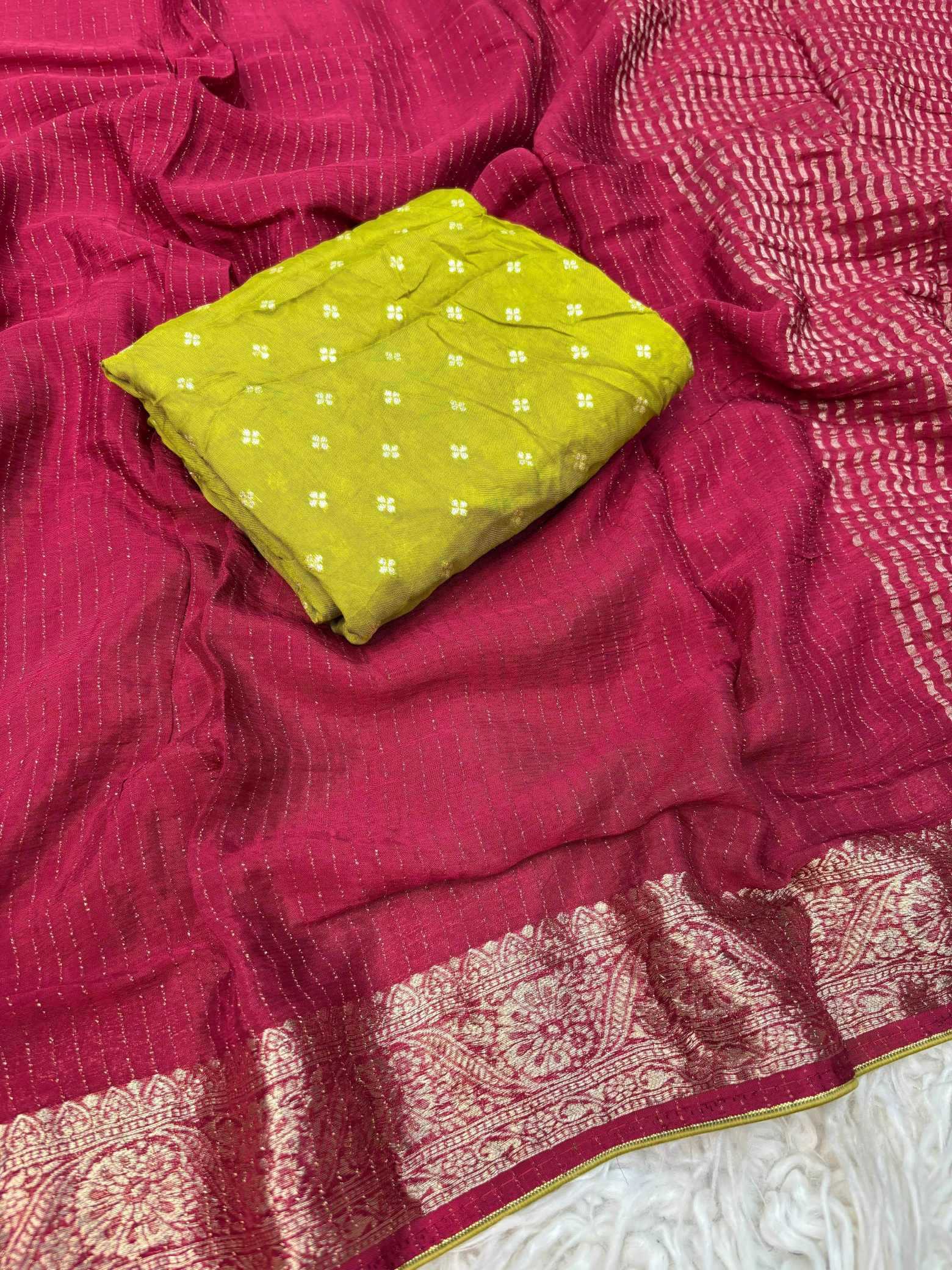 Pure Viscos Designer Saree