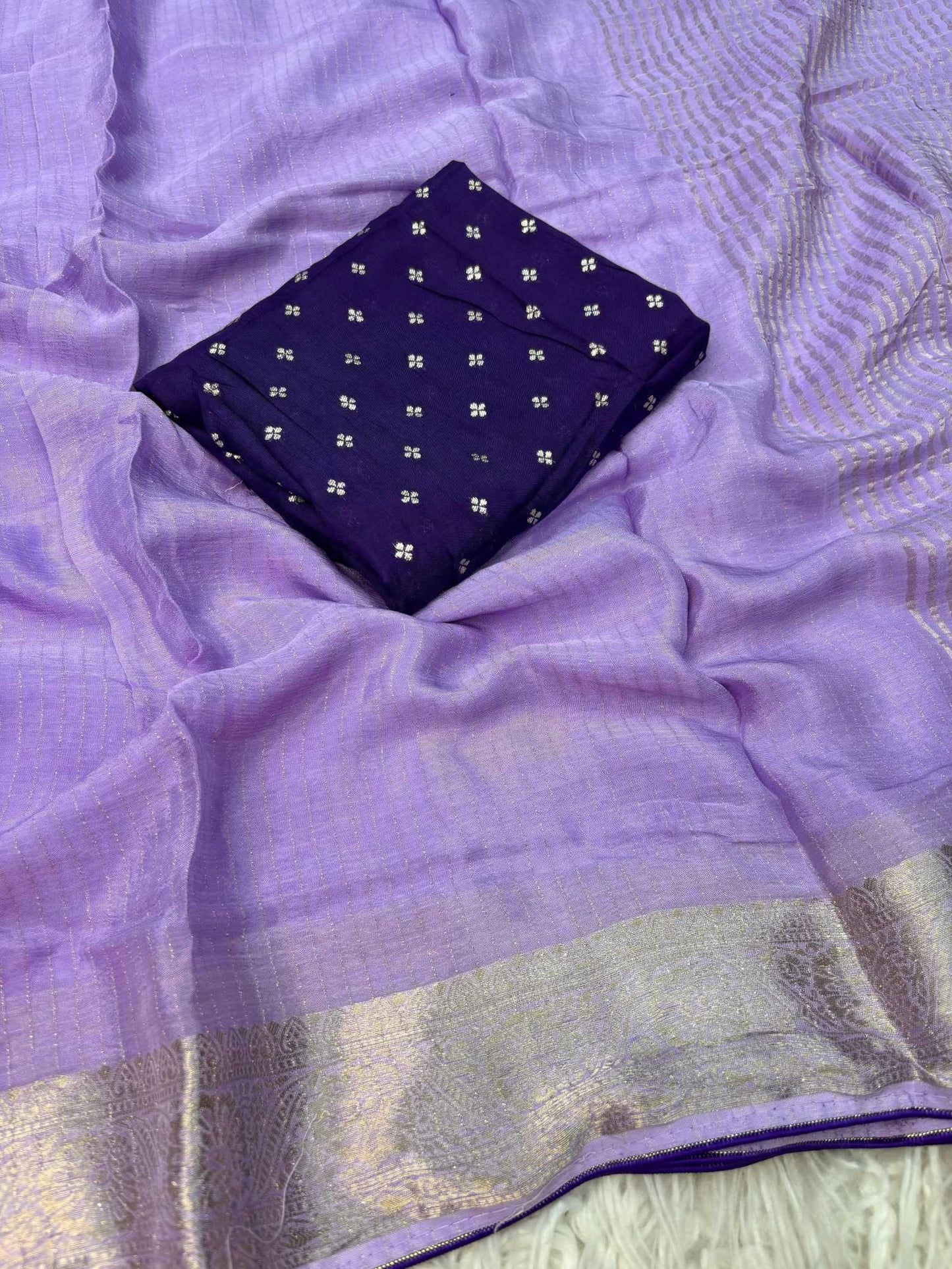 Pure Viscos Designer Saree