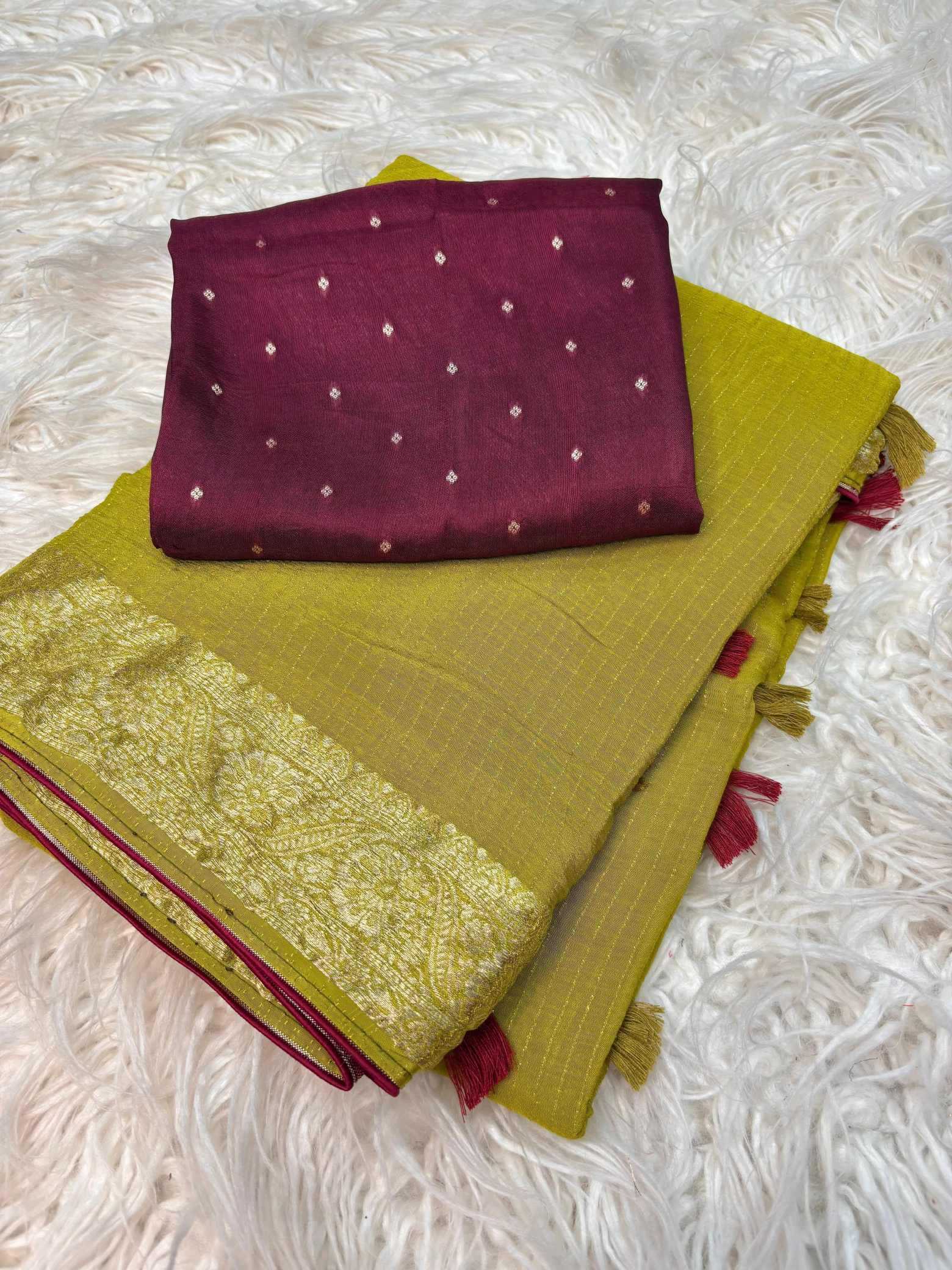 Pure Viscos Designer Saree