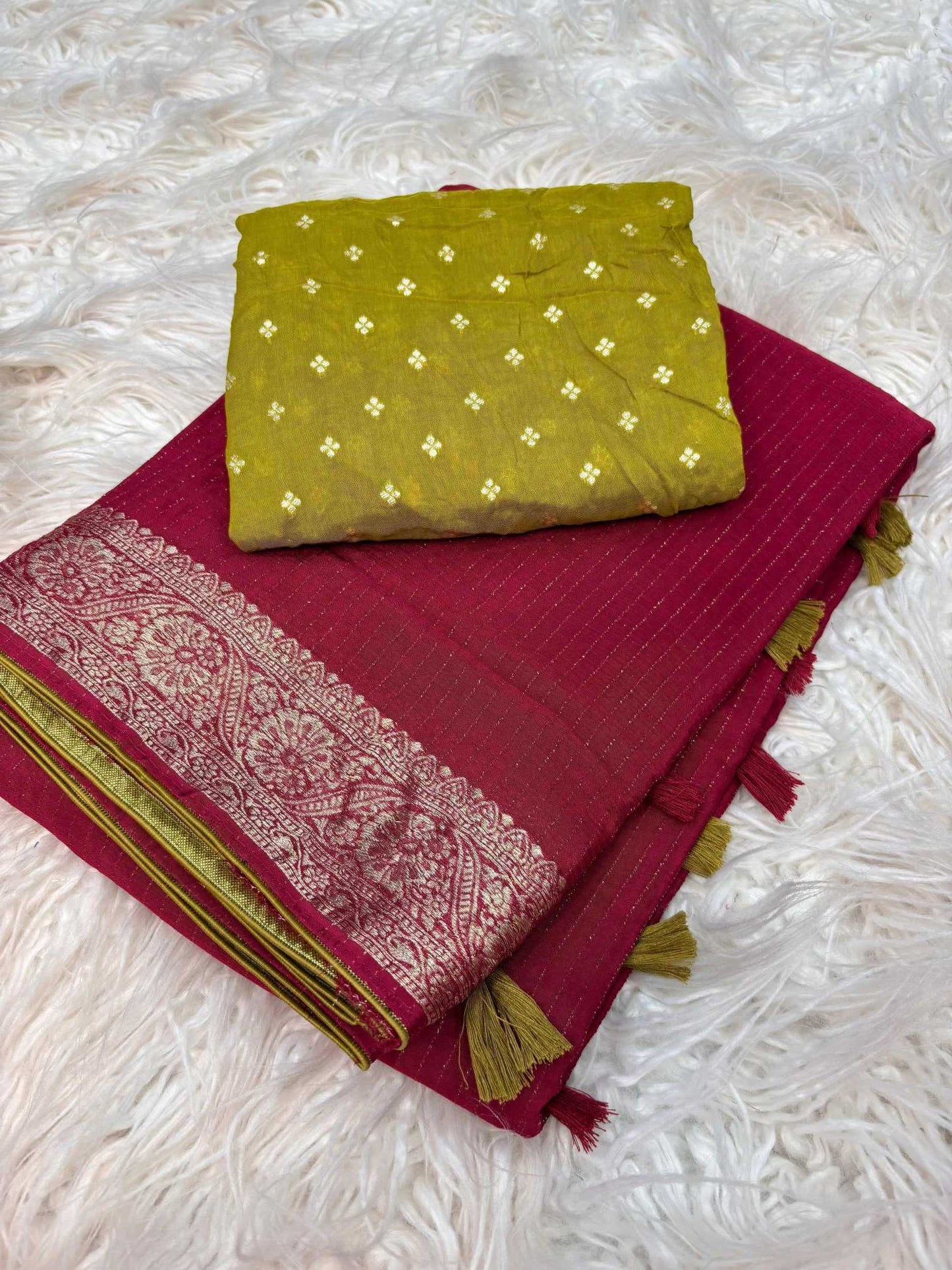 Pure Viscos Designer Saree