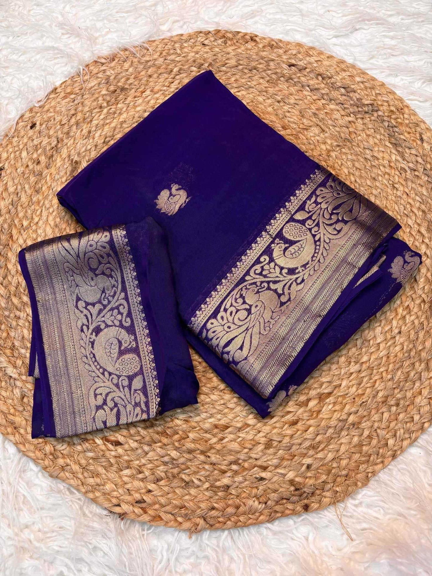 Pure Viscos Designer Saree