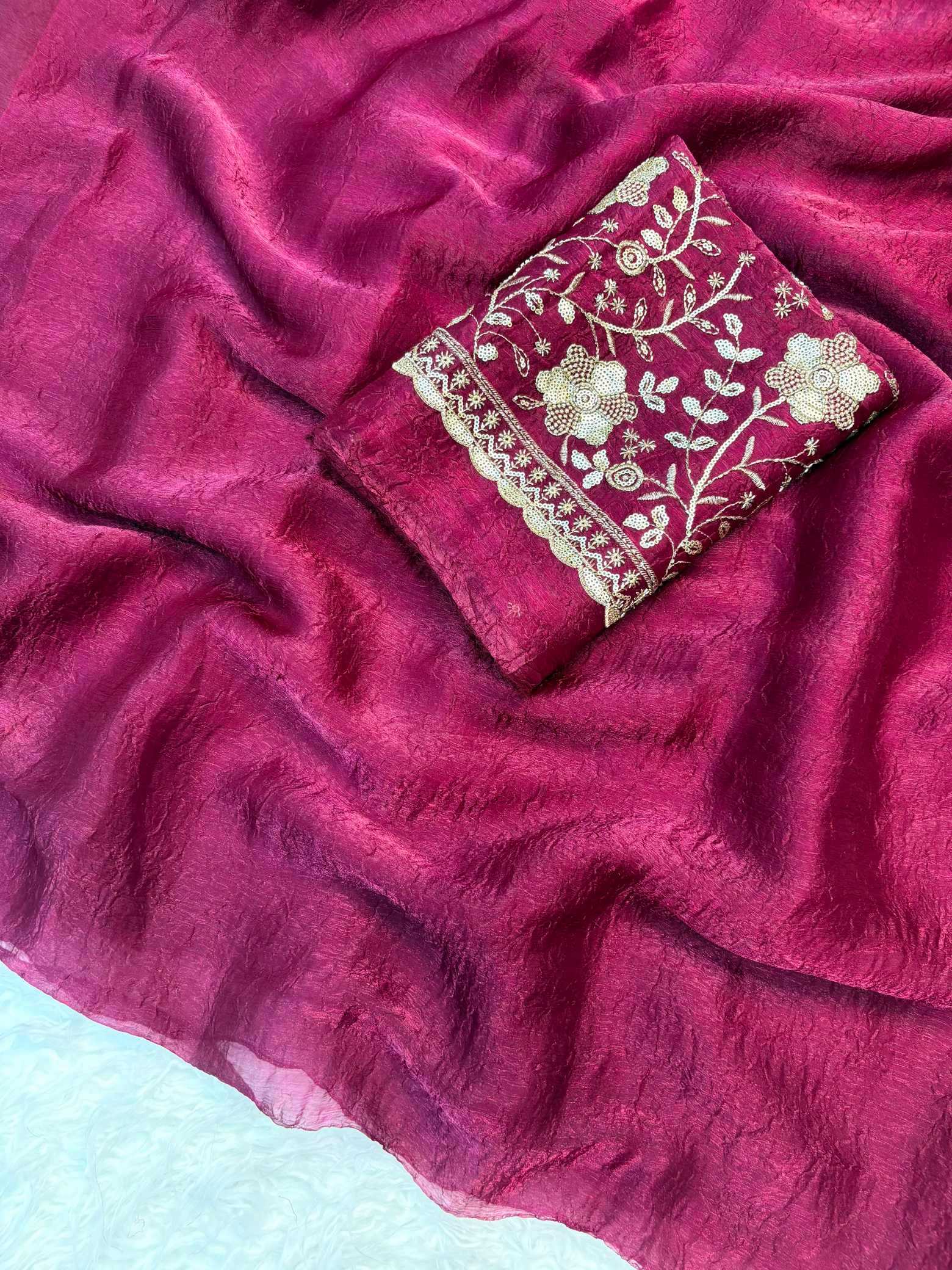 Crunchi Designer Saree