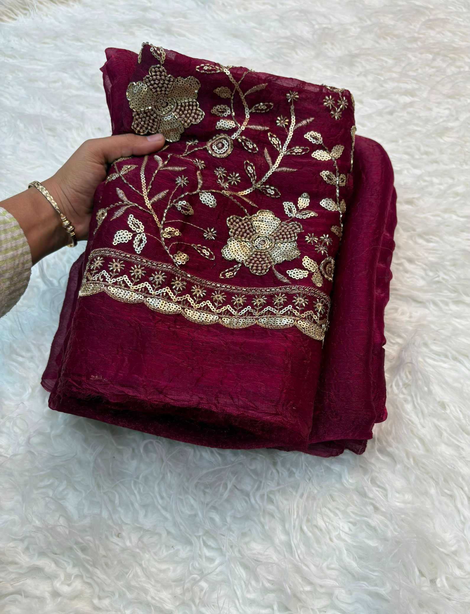 Crunchi Designer Saree