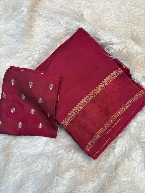 Russian Dola Pure Viscos Designer Saree