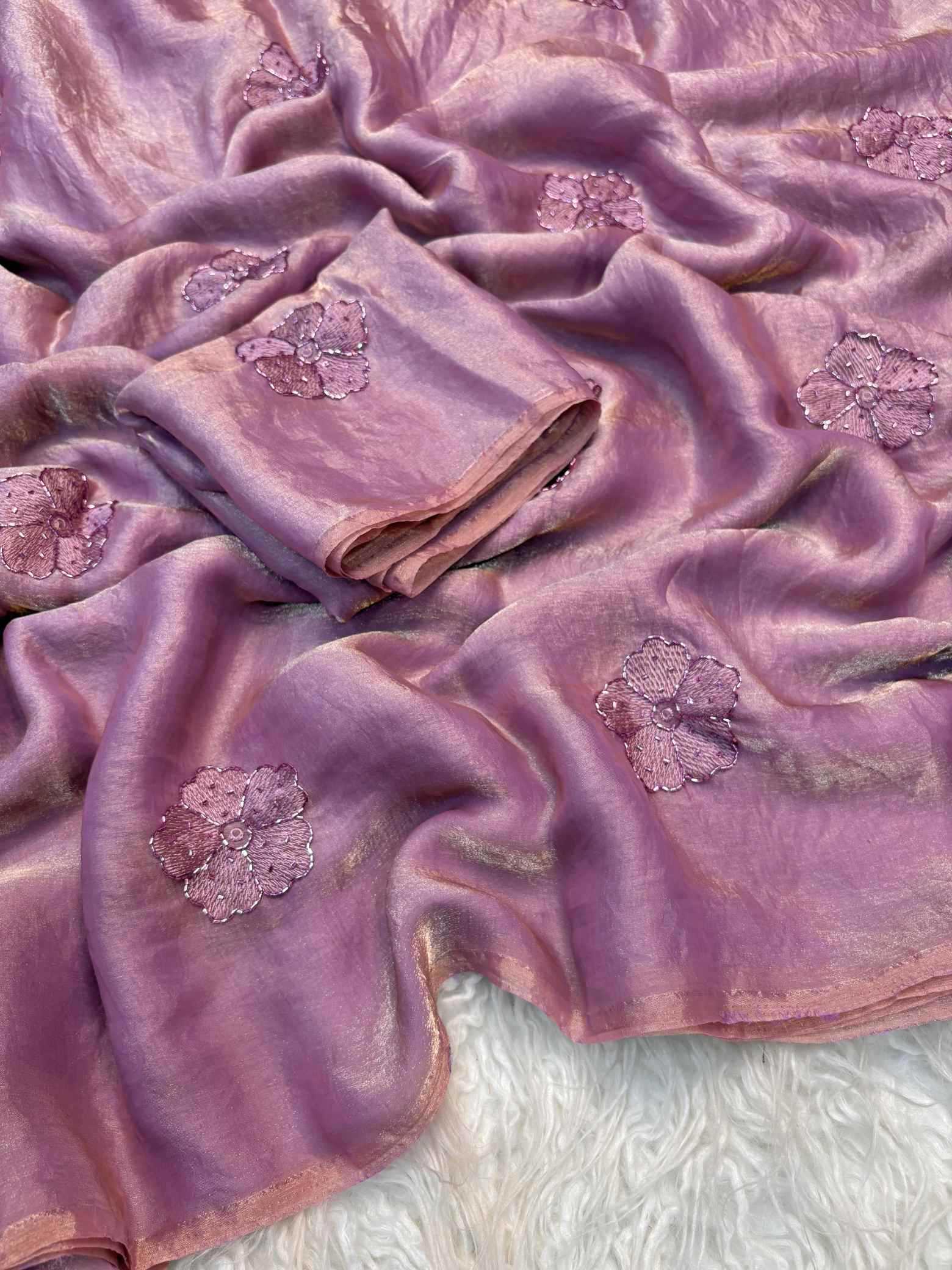 Space Silk Designer Saree