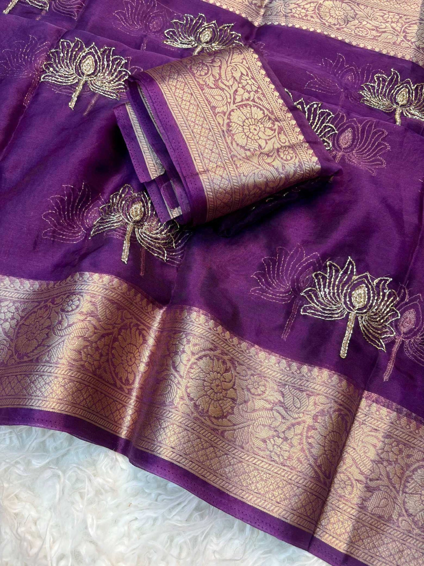 Organza Designer Saree