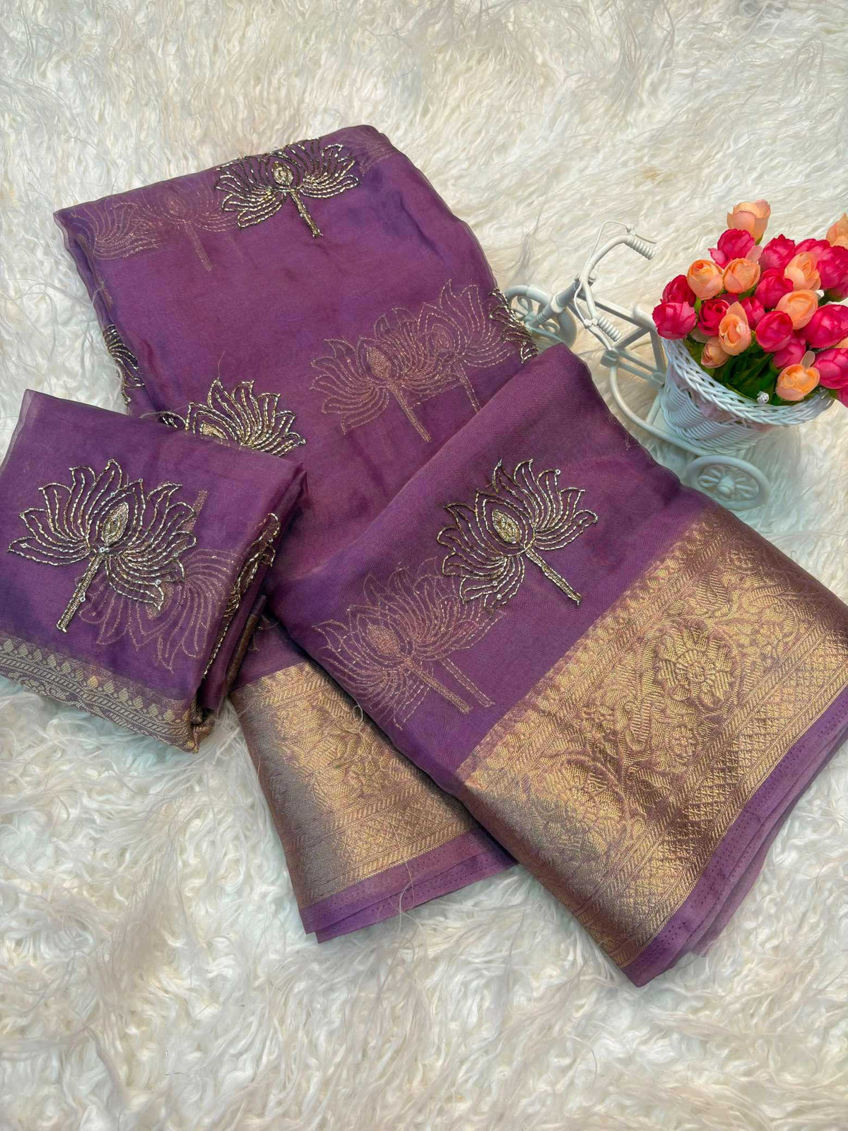 Organza Designer Saree