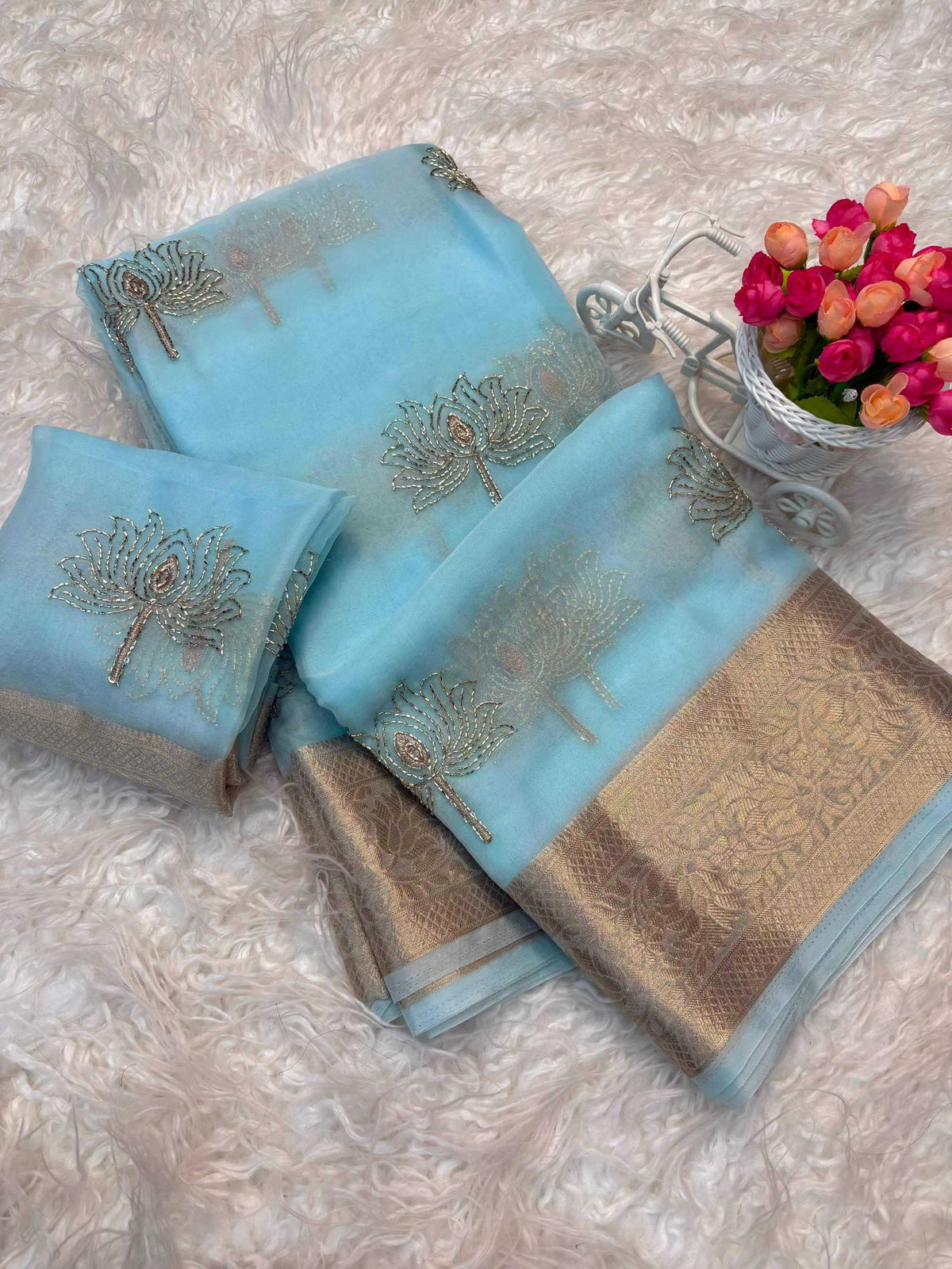 Organza Designer Saree