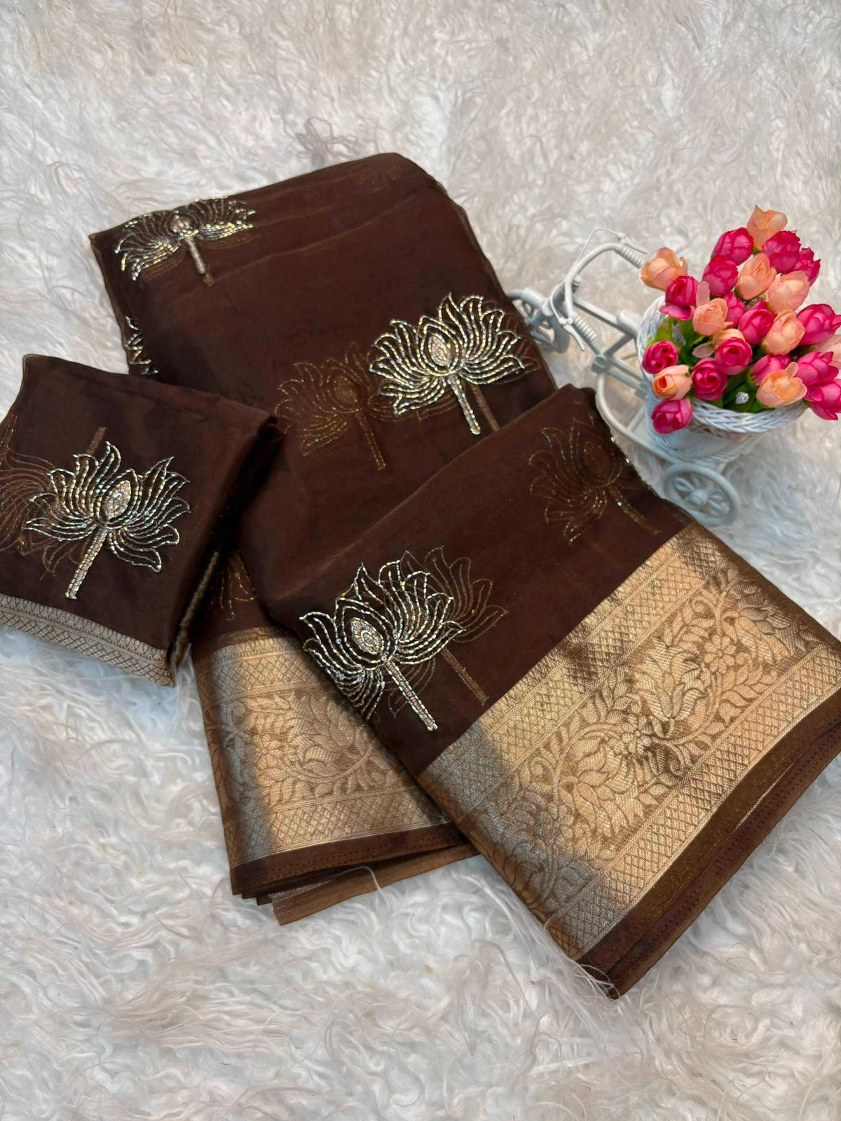 Organza Designer Saree