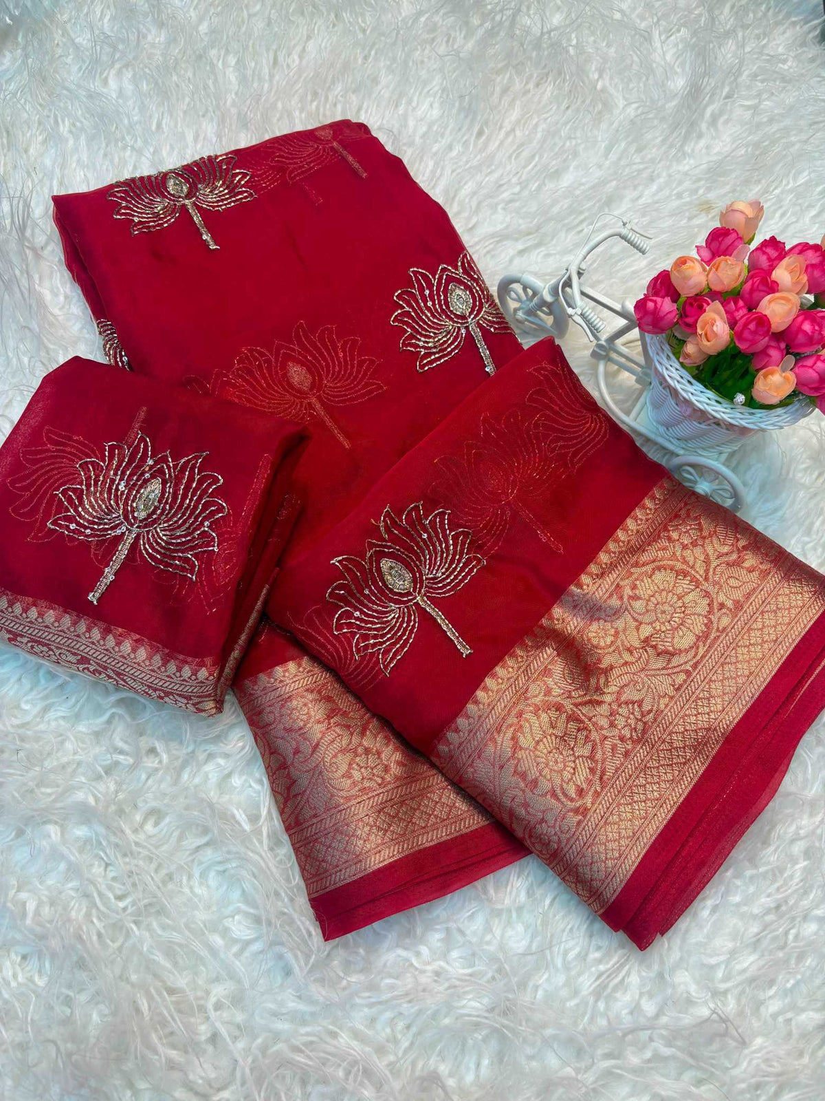 Organza Designer Saree