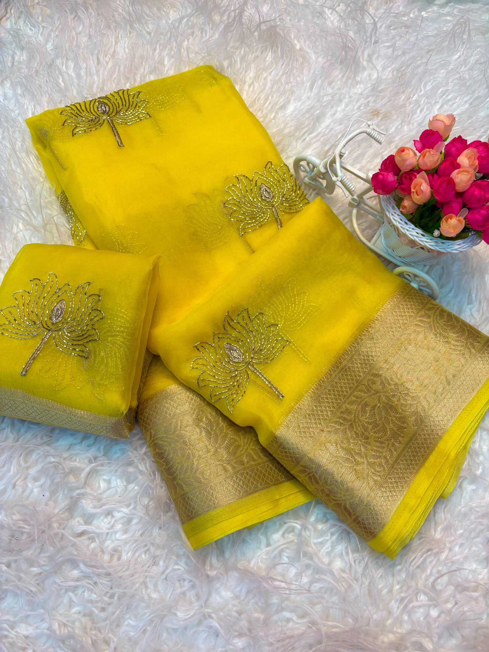 Organza Designer Saree