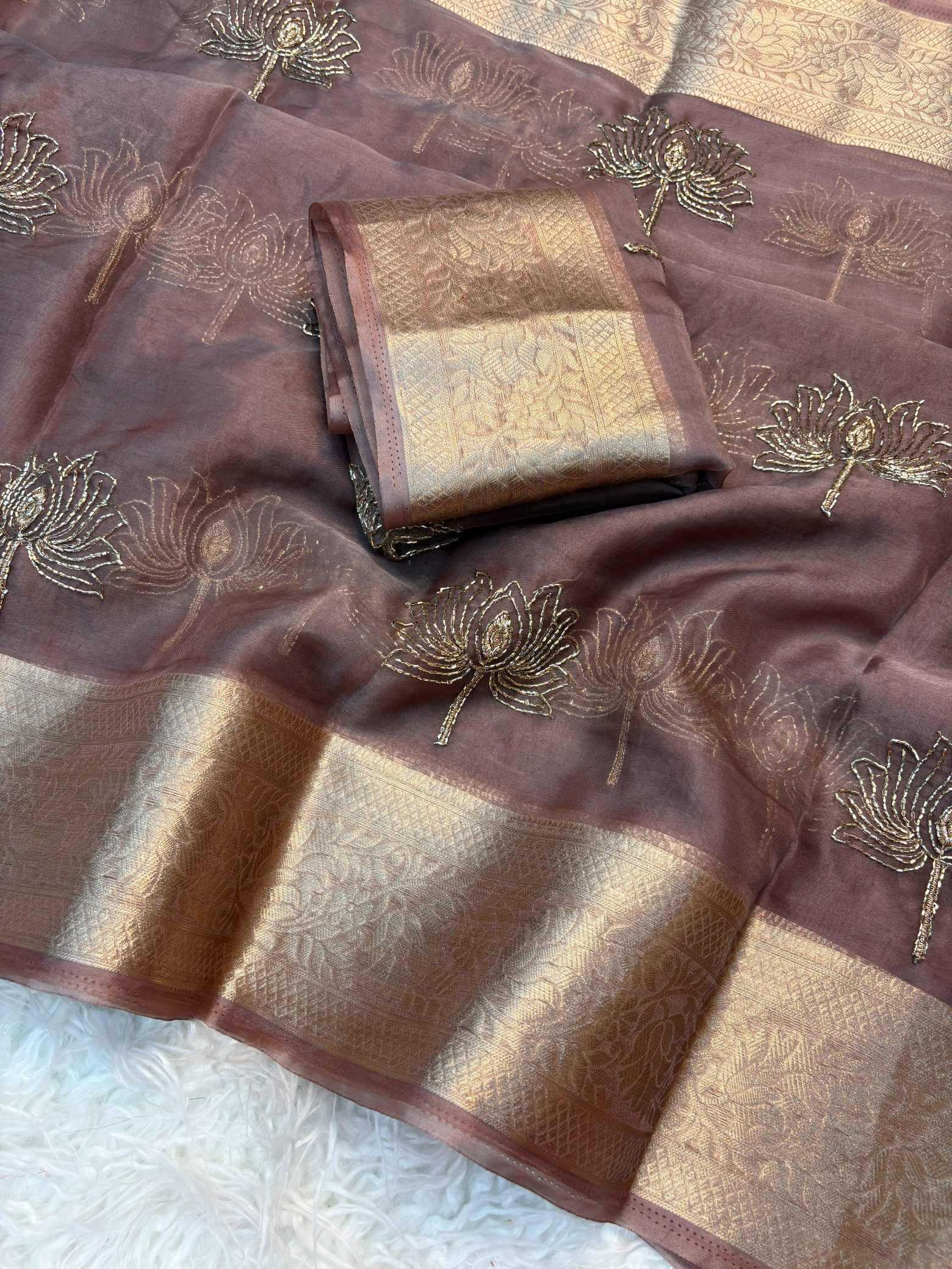 Organza Designer Saree