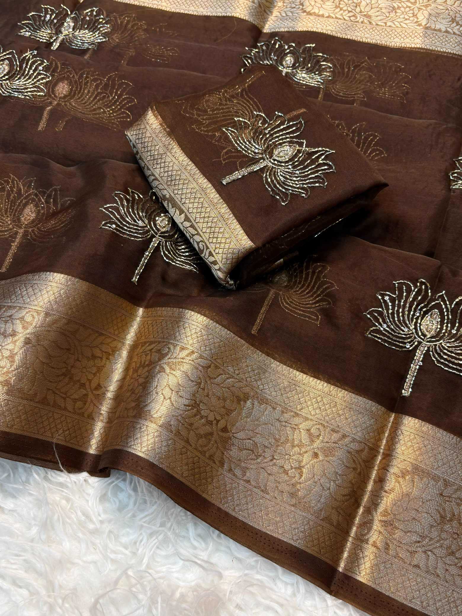 Organza Designer Saree