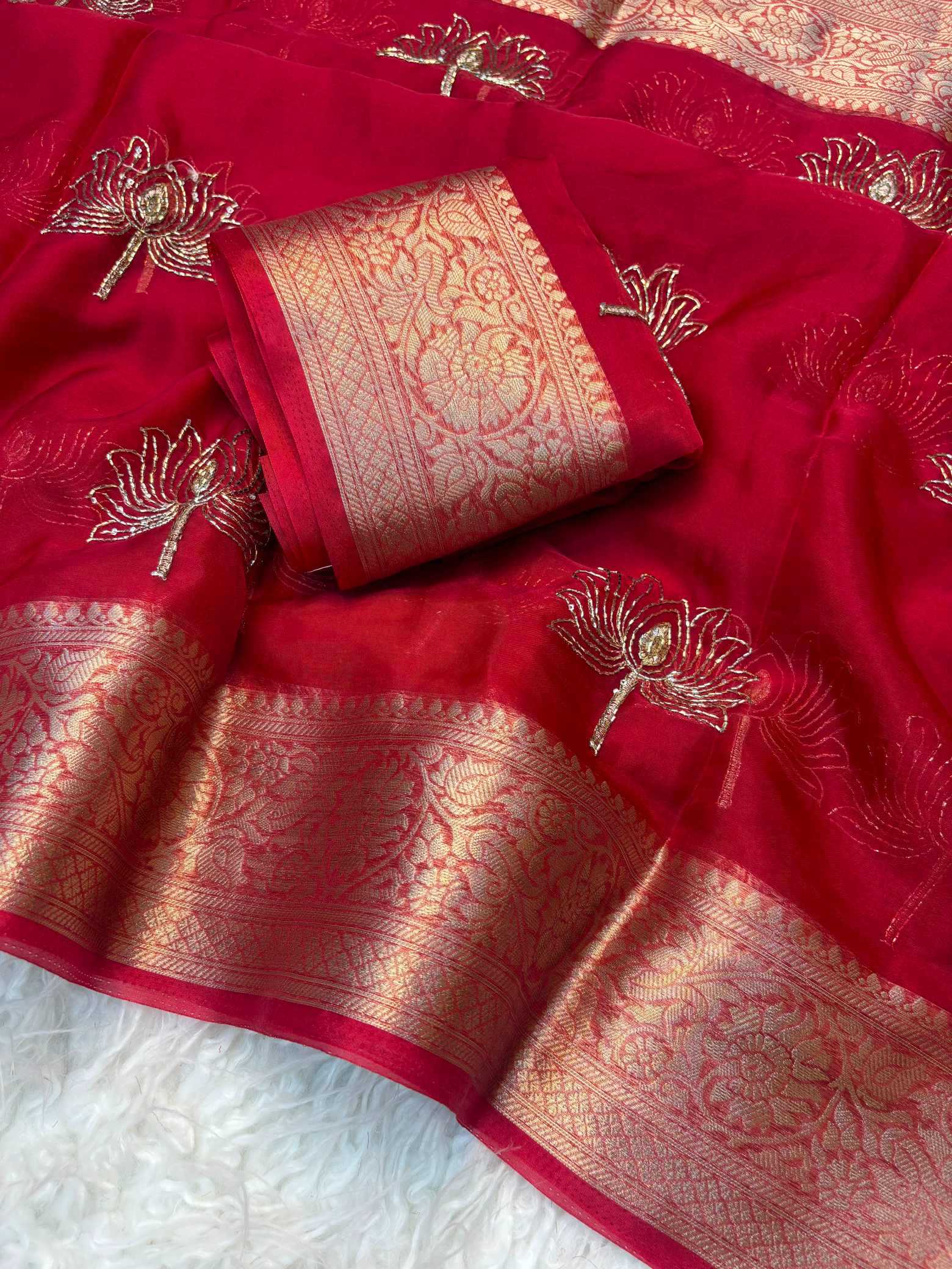 Organza Designer Saree