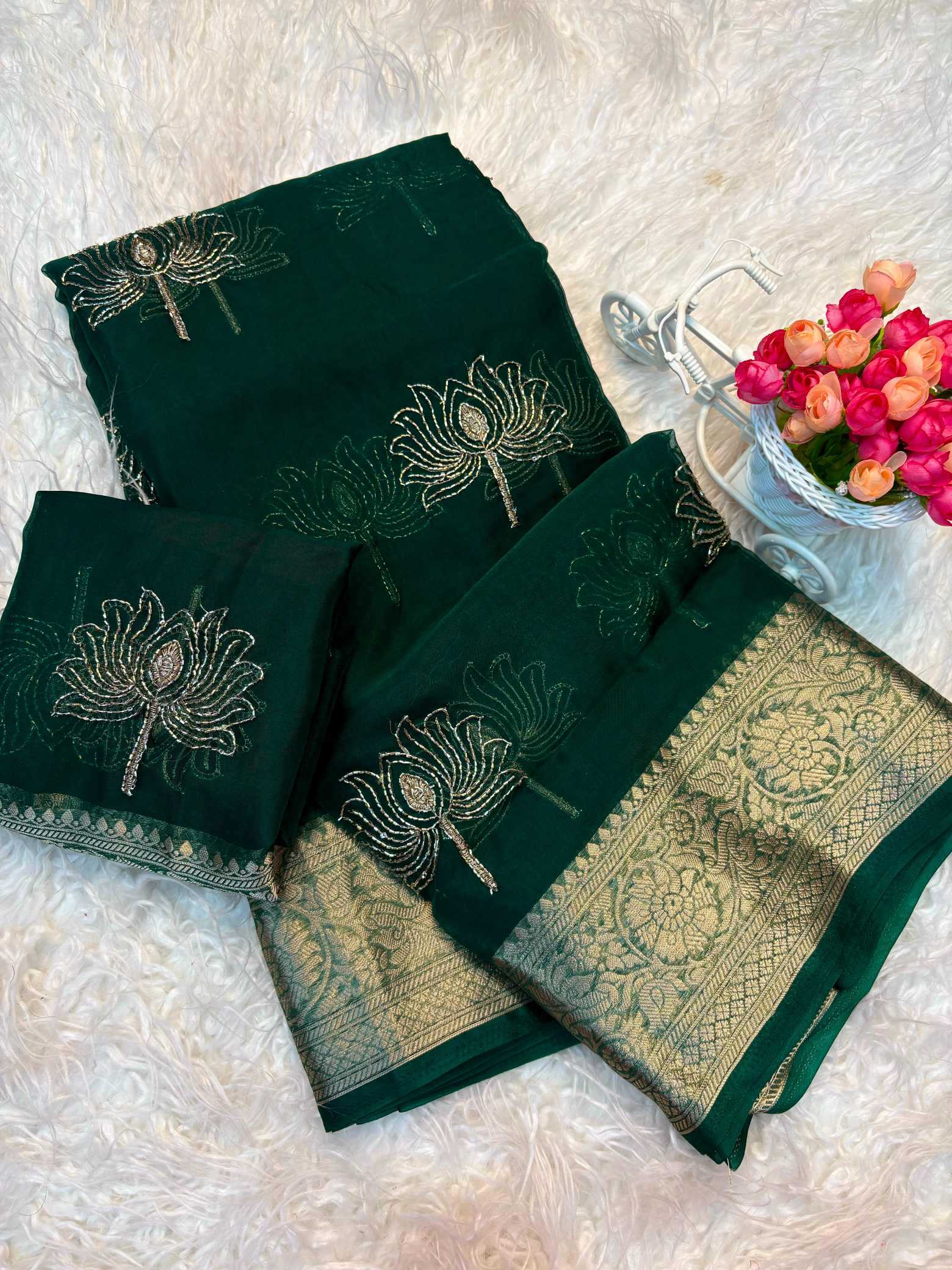 Organza Designer Saree