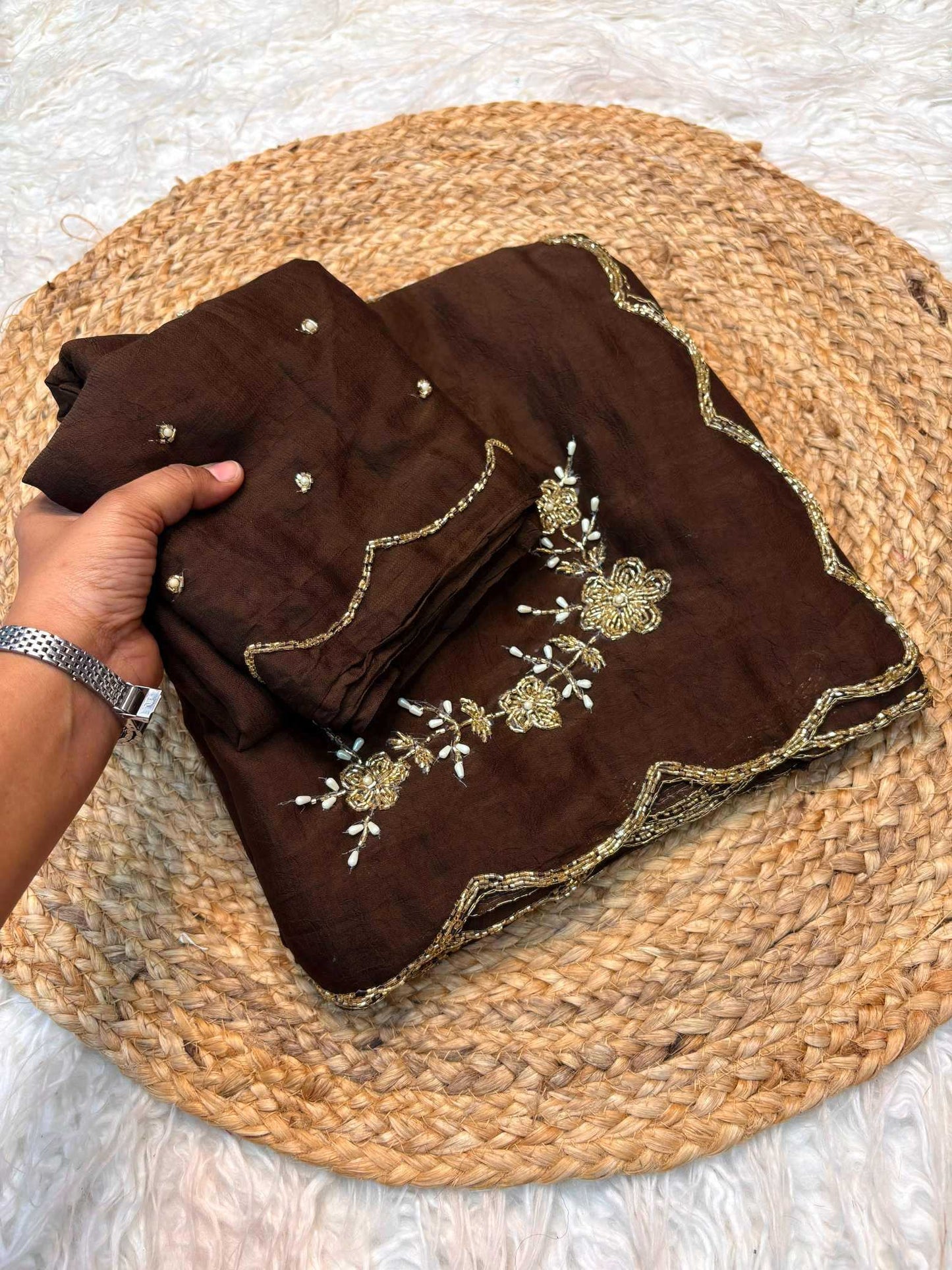 Crunchi Designer Saree