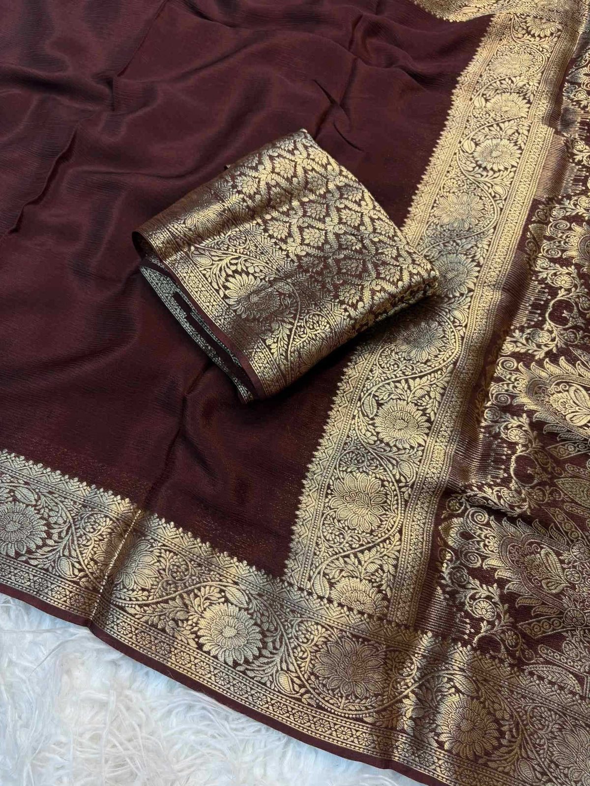 Shree Chinnon Pure Viscos Designer Saree JT-147298