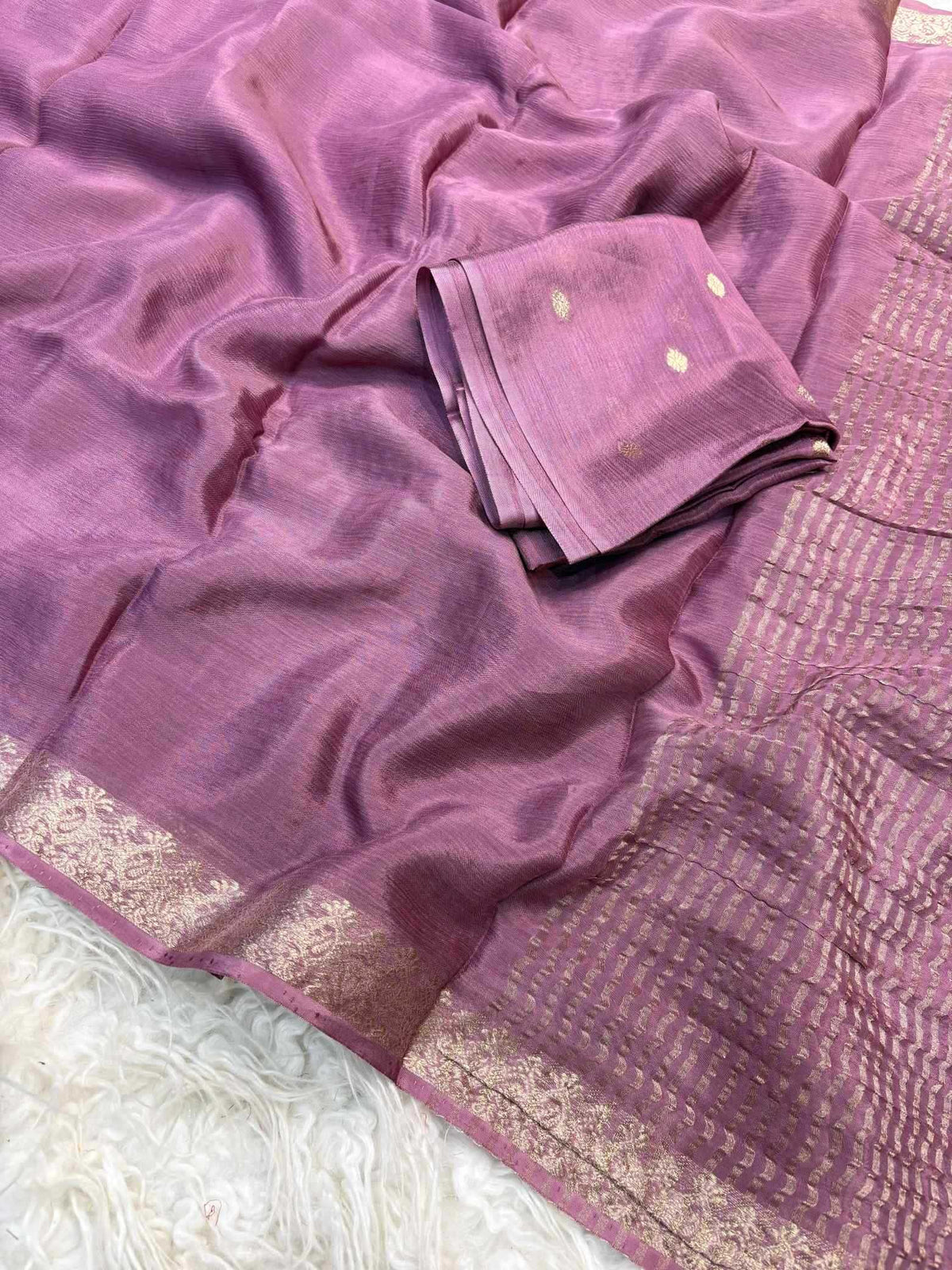 Shree Chinnon Pure Viscos Designer Saree