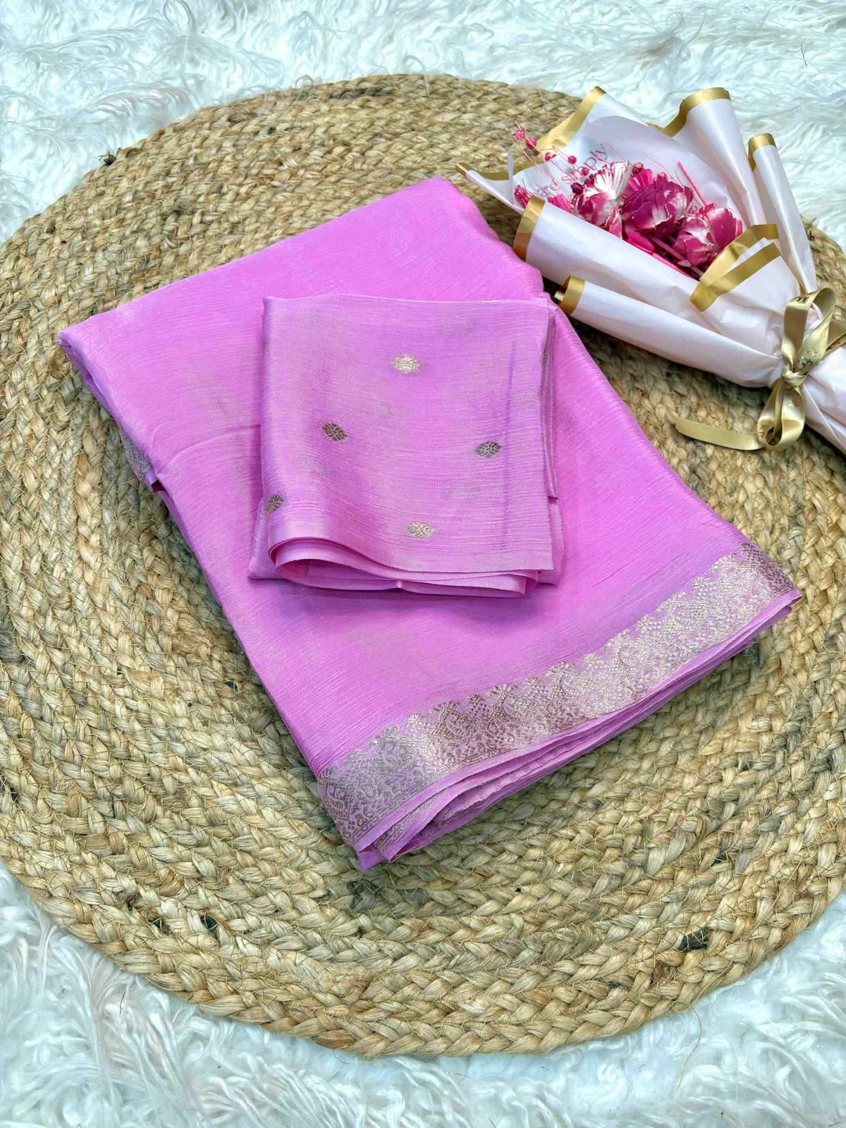 Shree Chinnon Pure Viscos Designer Saree