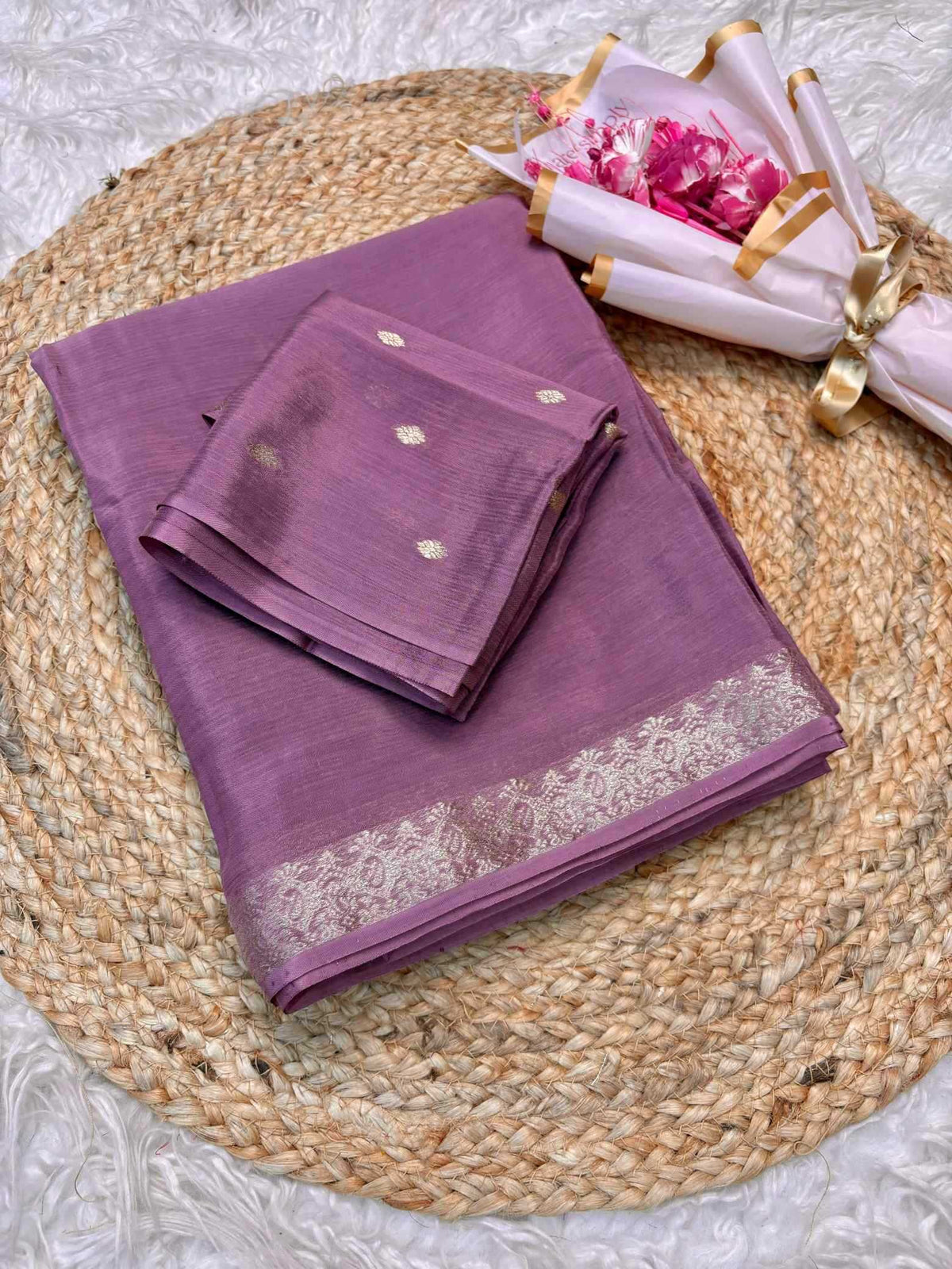 Shree Chinnon Pure Viscos Designer Saree