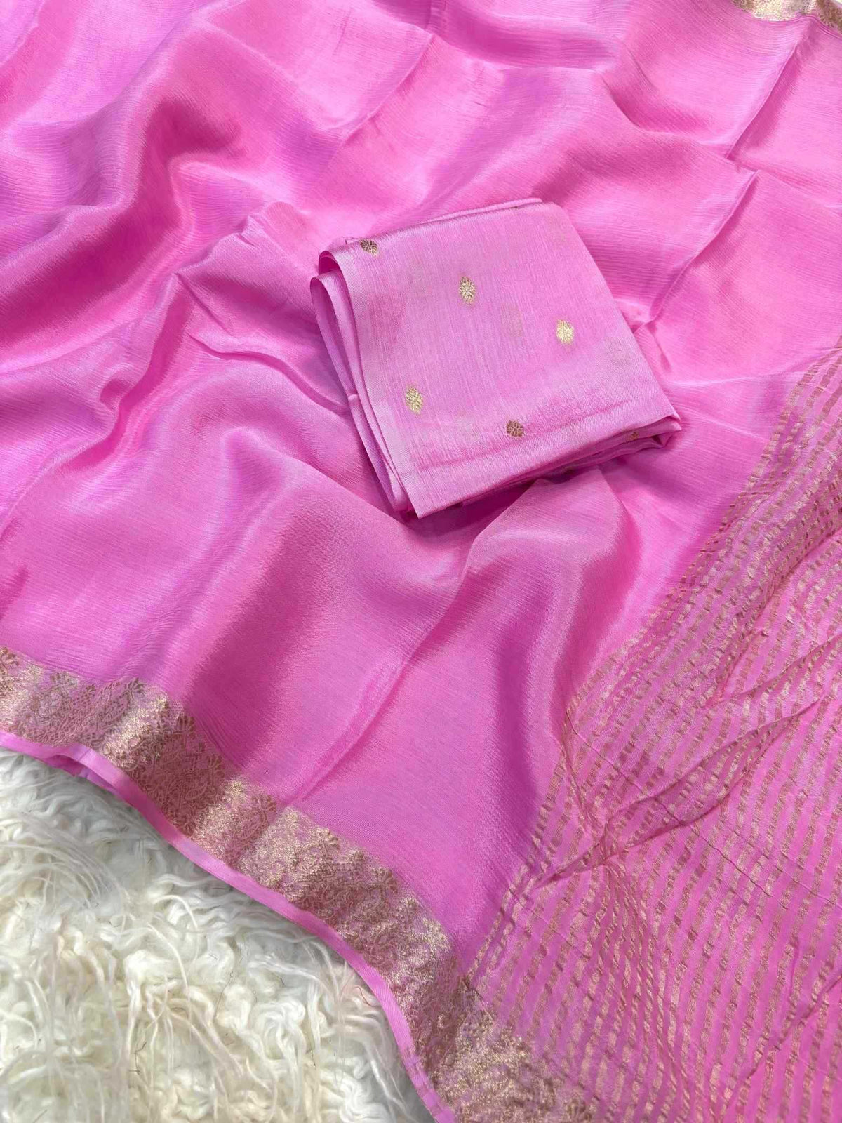 Shree Chinnon Pure Viscos Designer Saree