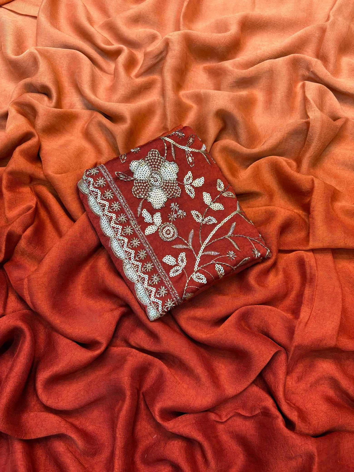 Shree Crushed Crunchi Designer Saree