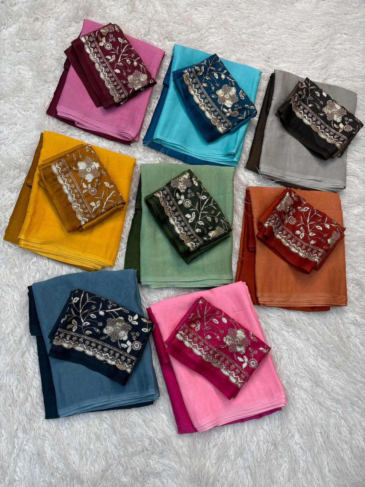 Shree Crushed Crunchi Designer Saree