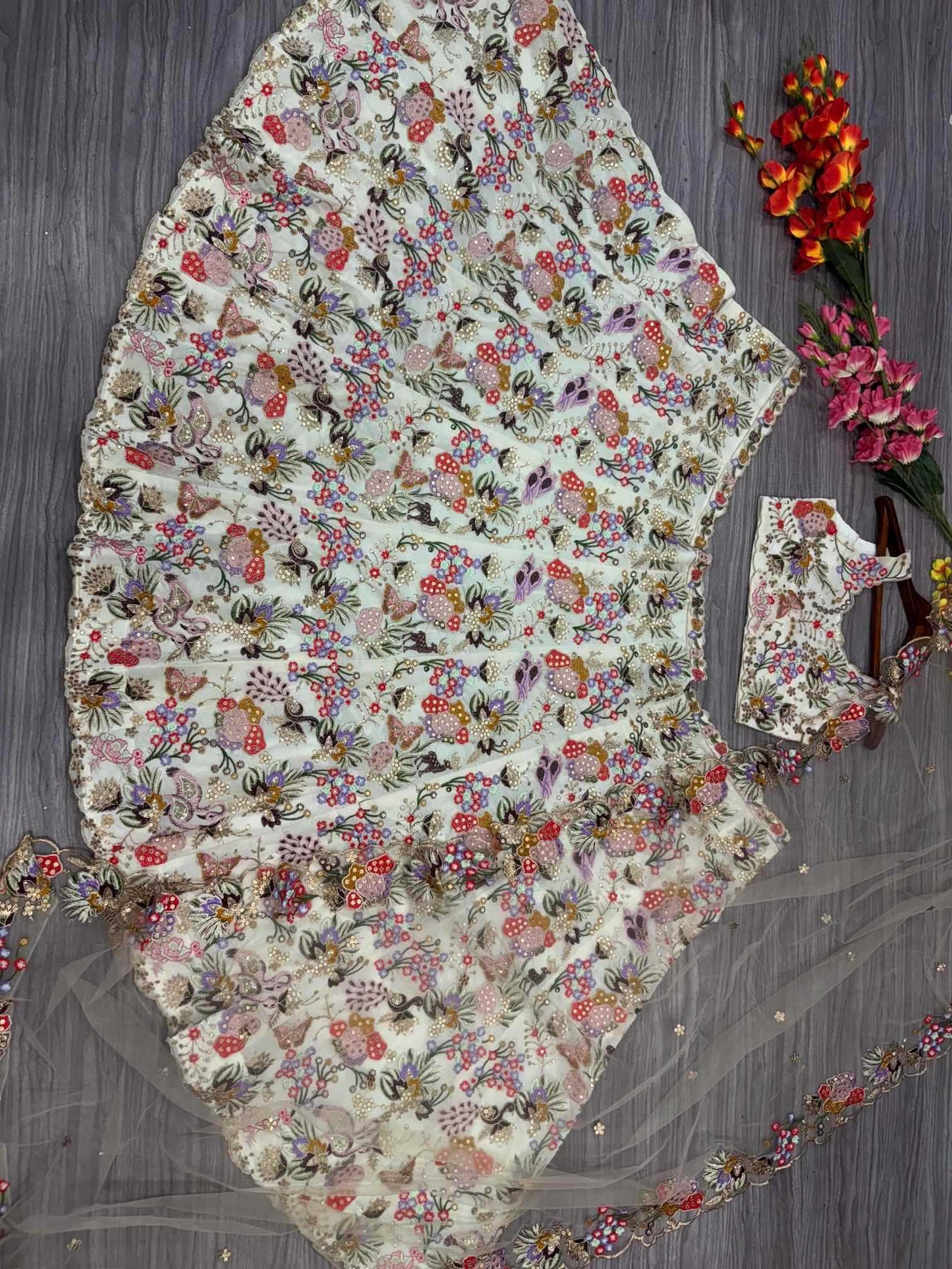 Space Silk Handloom Saree