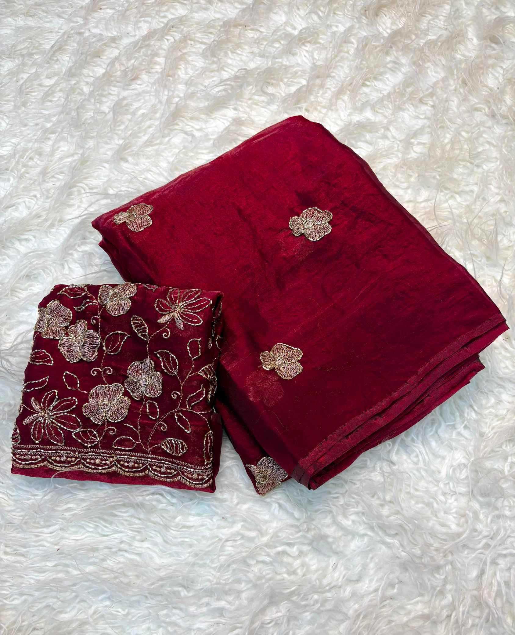 Space Silk Handloom Saree