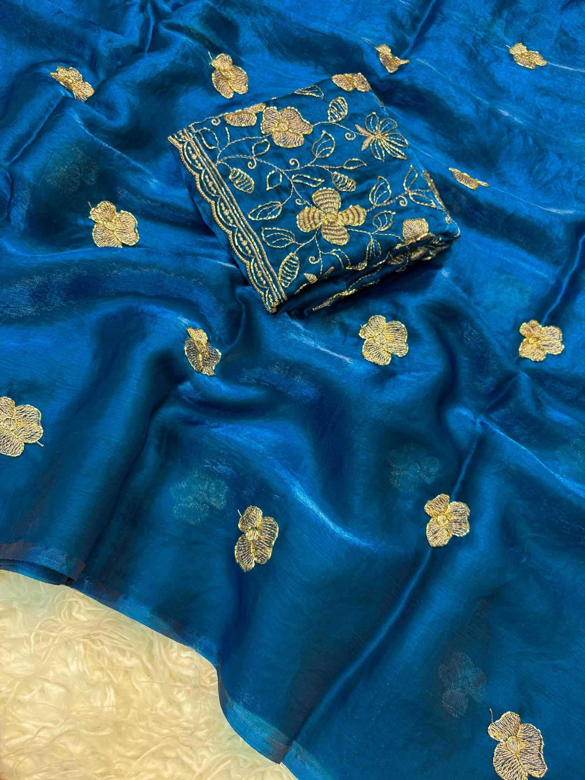 Space Silk Handloom Saree