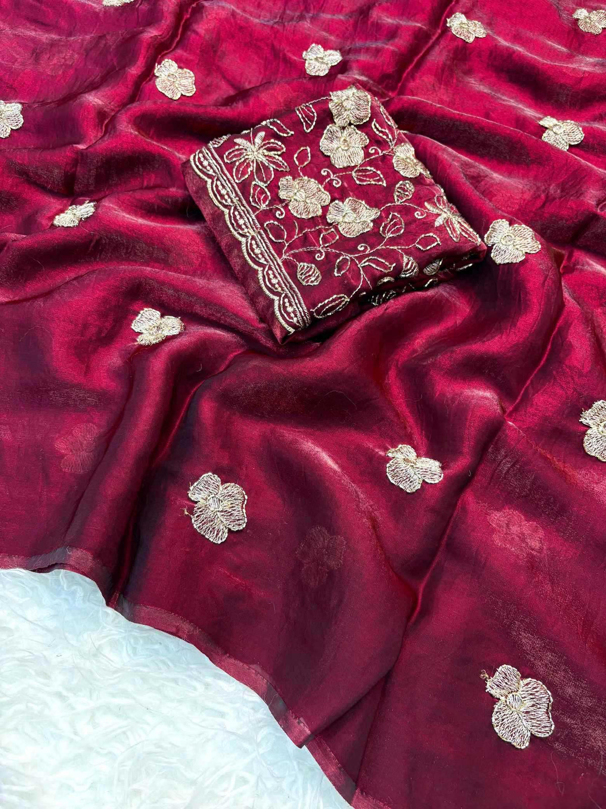 Shree Fendy Space Silk Party Wear Saree