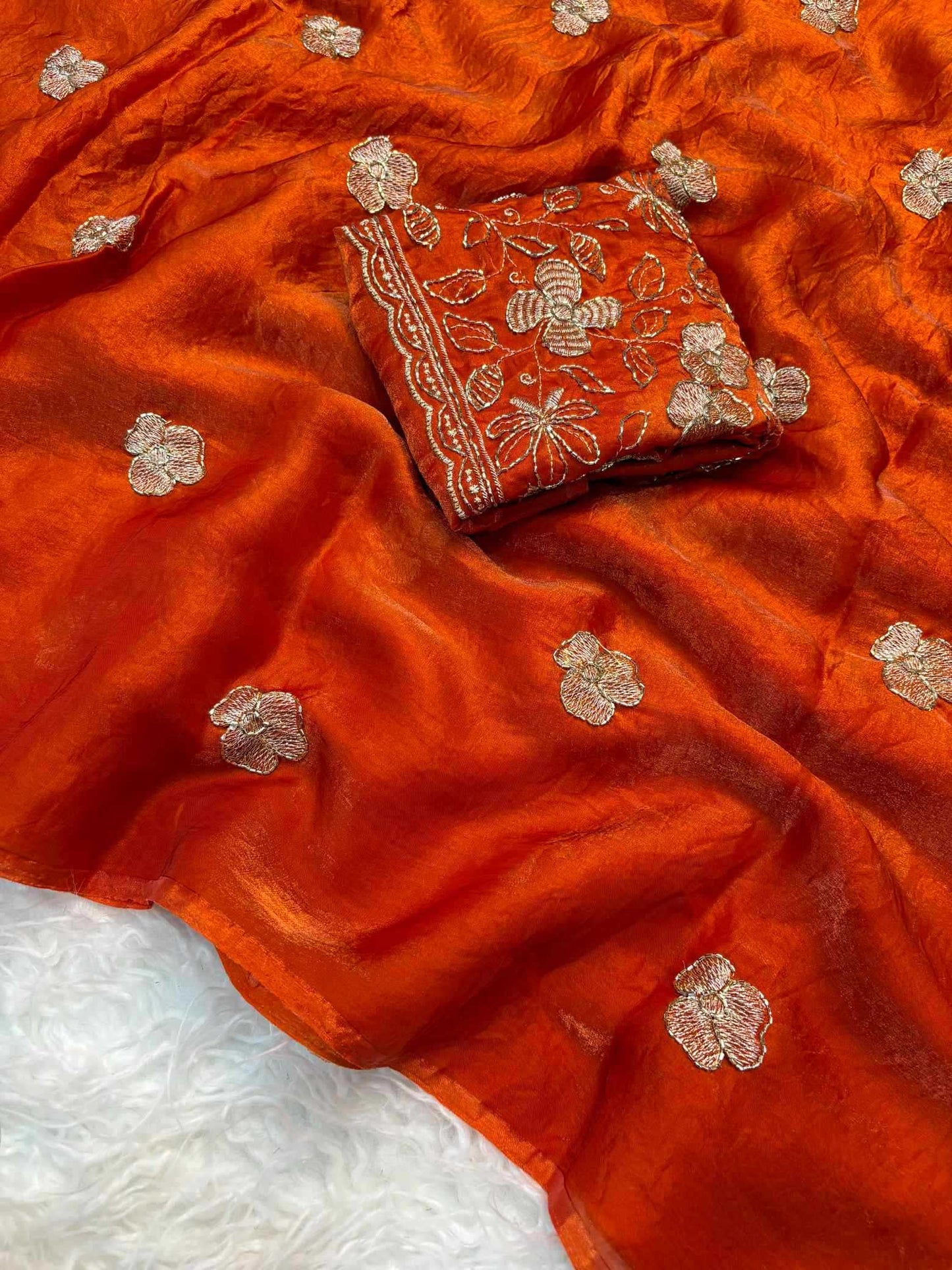 Space Silk Traditional Saree