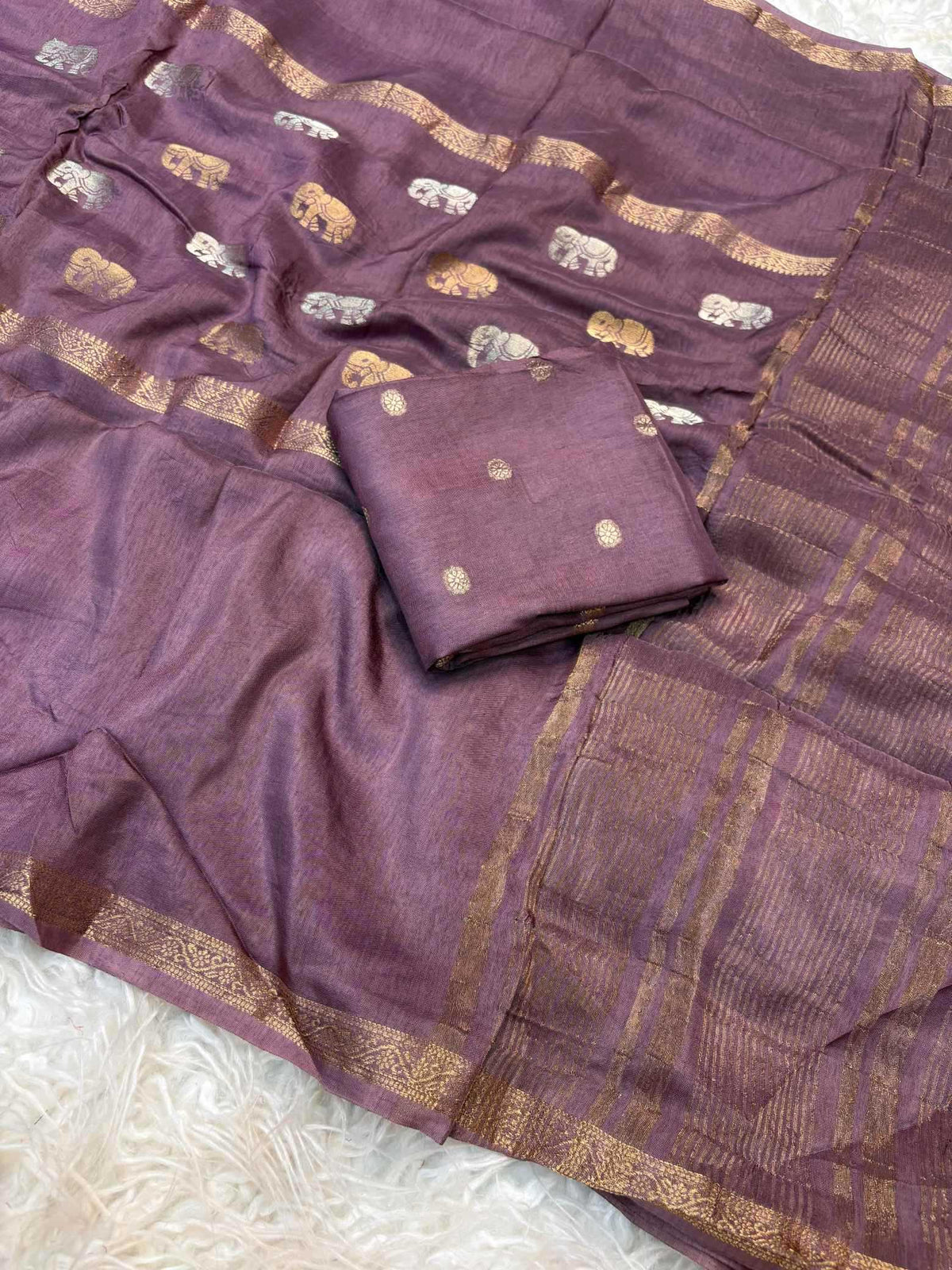 Shree Golden Jacquard Designer Saree