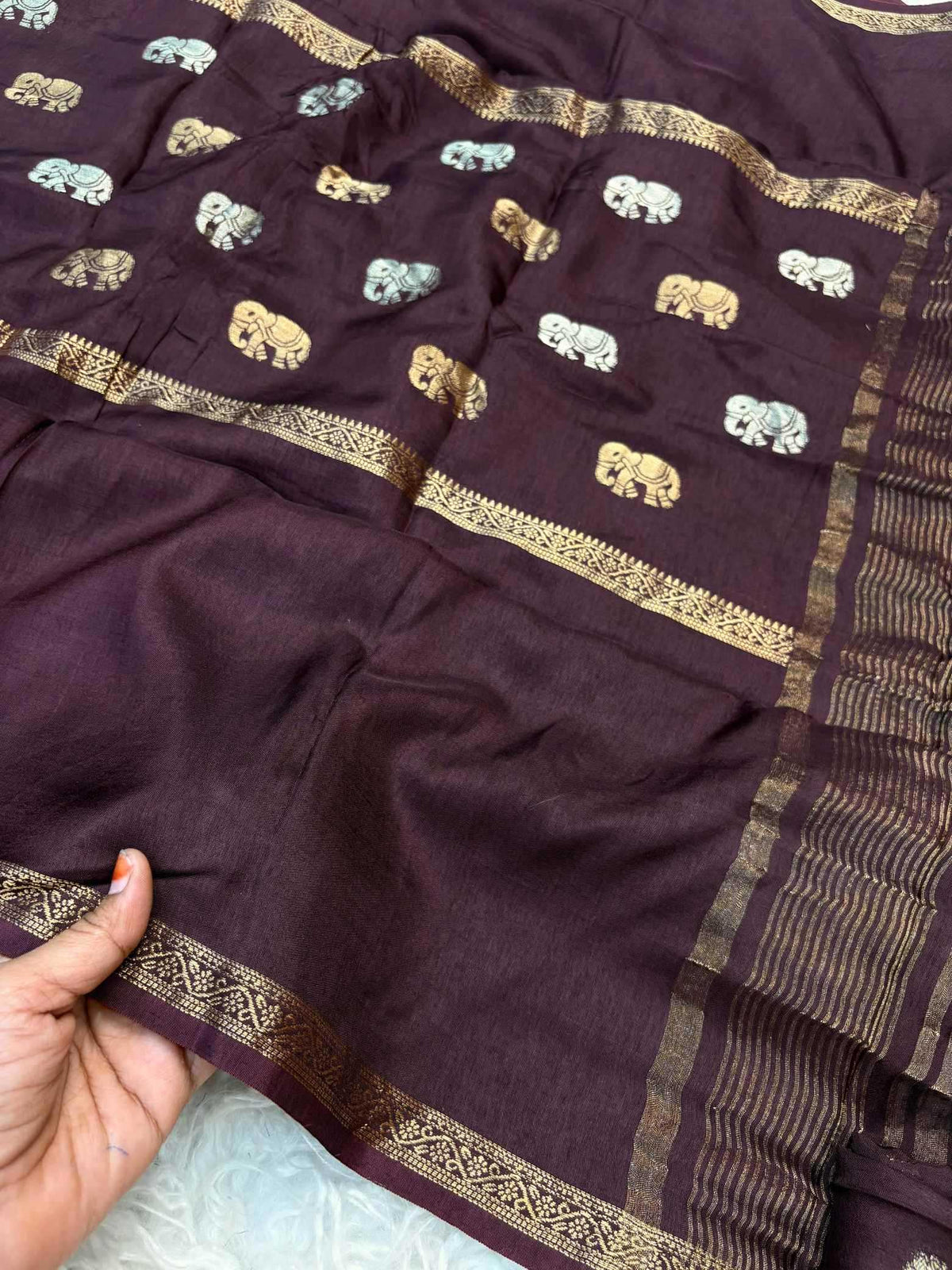 Shree Golden Jacquard Designer Saree
