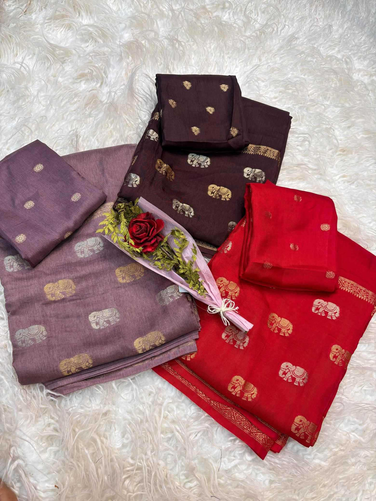Shree Golden Jacquard Designer Saree