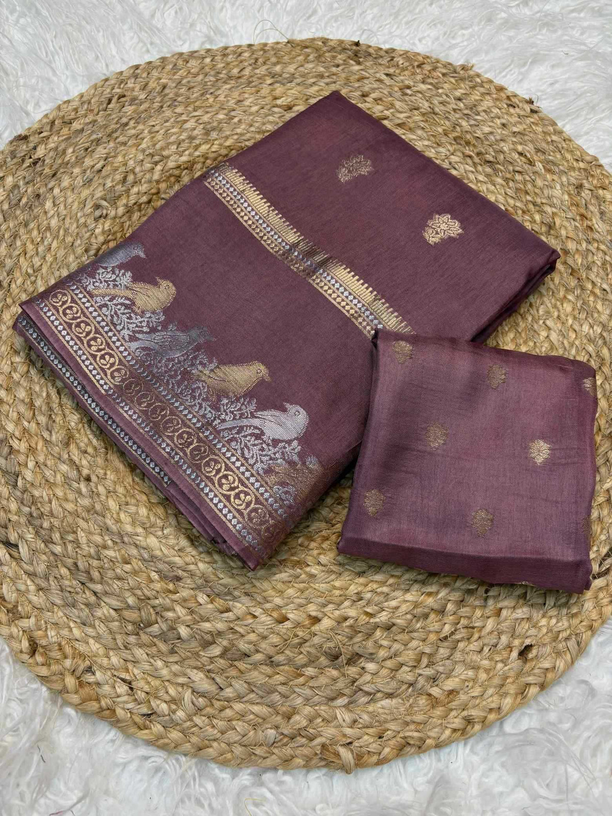Shree Golden Pure Viscos Designer Saree in Yellow