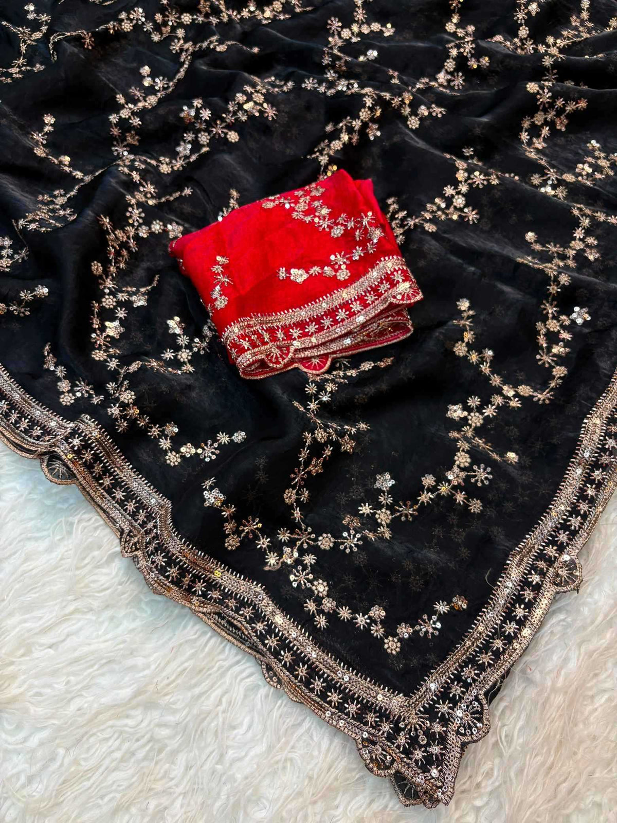 Shree Jhamkudi Satin Party Wear Saree