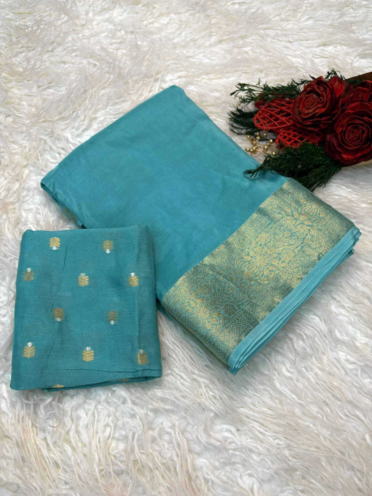 Shree Maysoor Pure Viscos Designer Saree