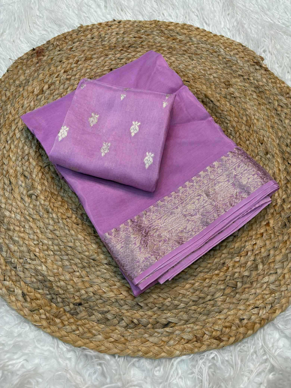 Shree Maysoor Pure Viscos Designer Saree in Red