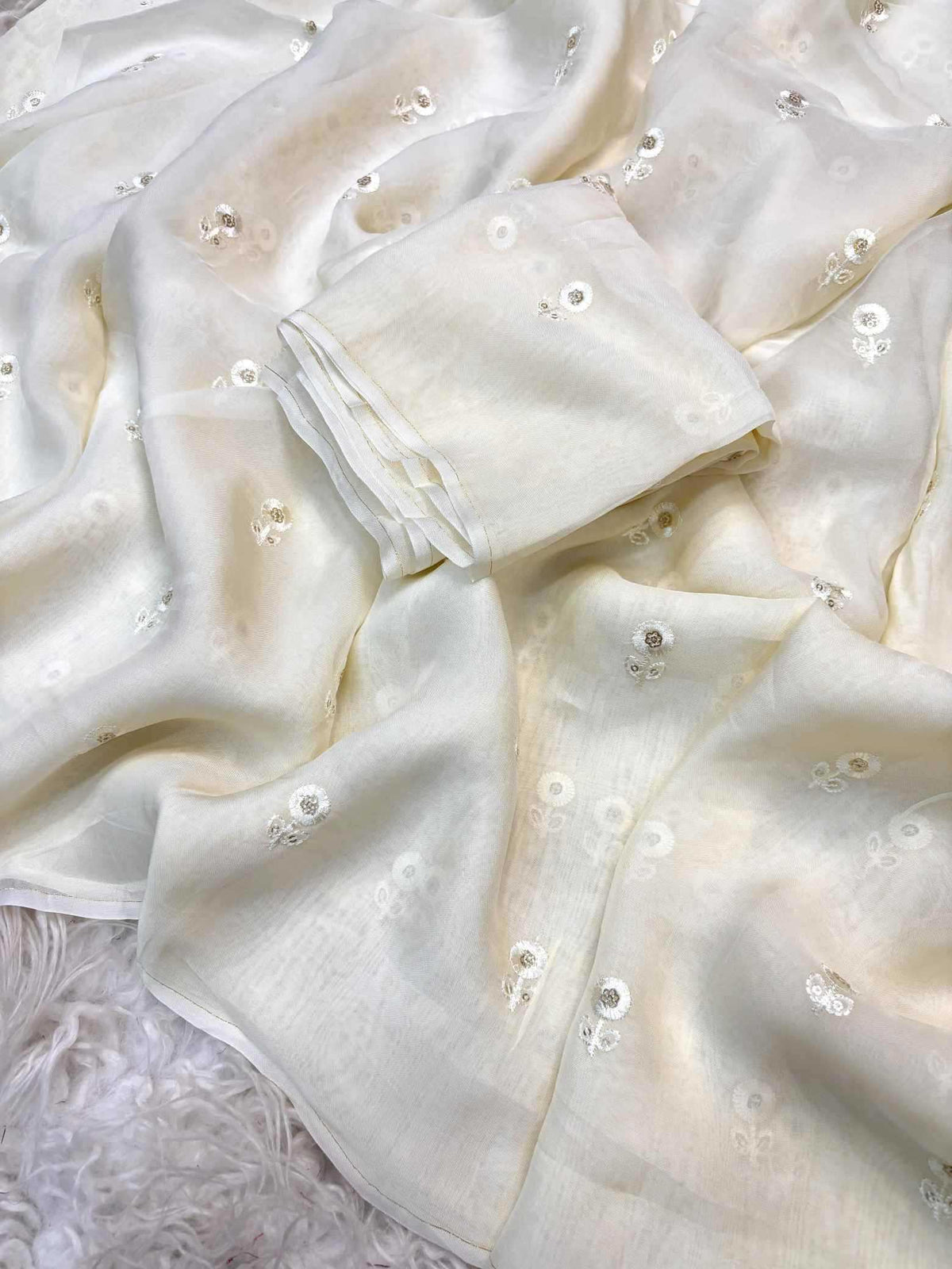 Shree Pure Viscos Organza Saree