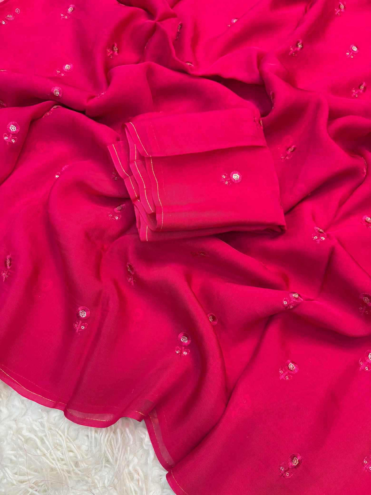 Shree Pure Viscos Organza Saree