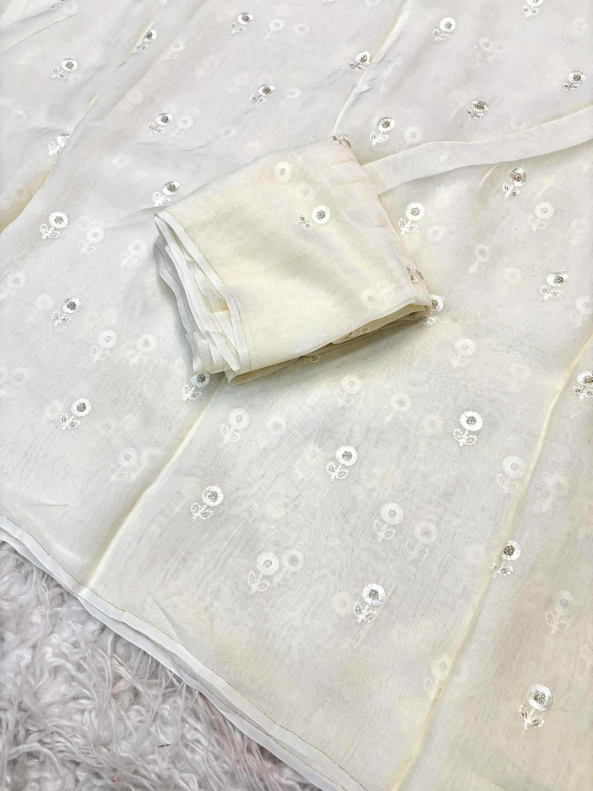 Shree Pure Viscos Organza Saree