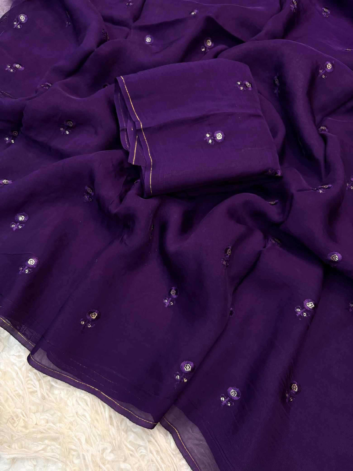 Shree Pure Viscos Organza Saree
