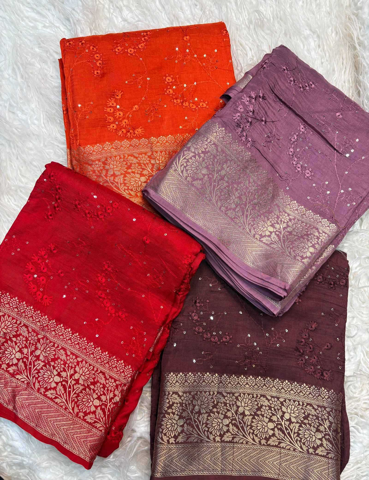 Shree Pure Viscos Sequence Saree