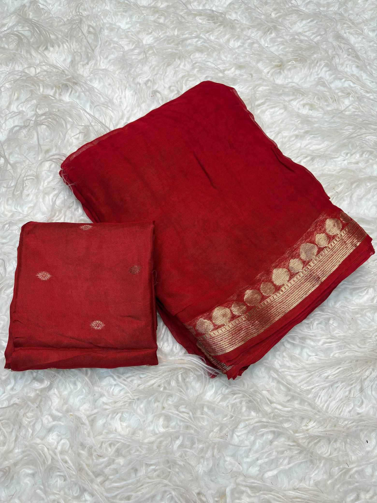 Shree Pure Viscos Designer Saree in Sky