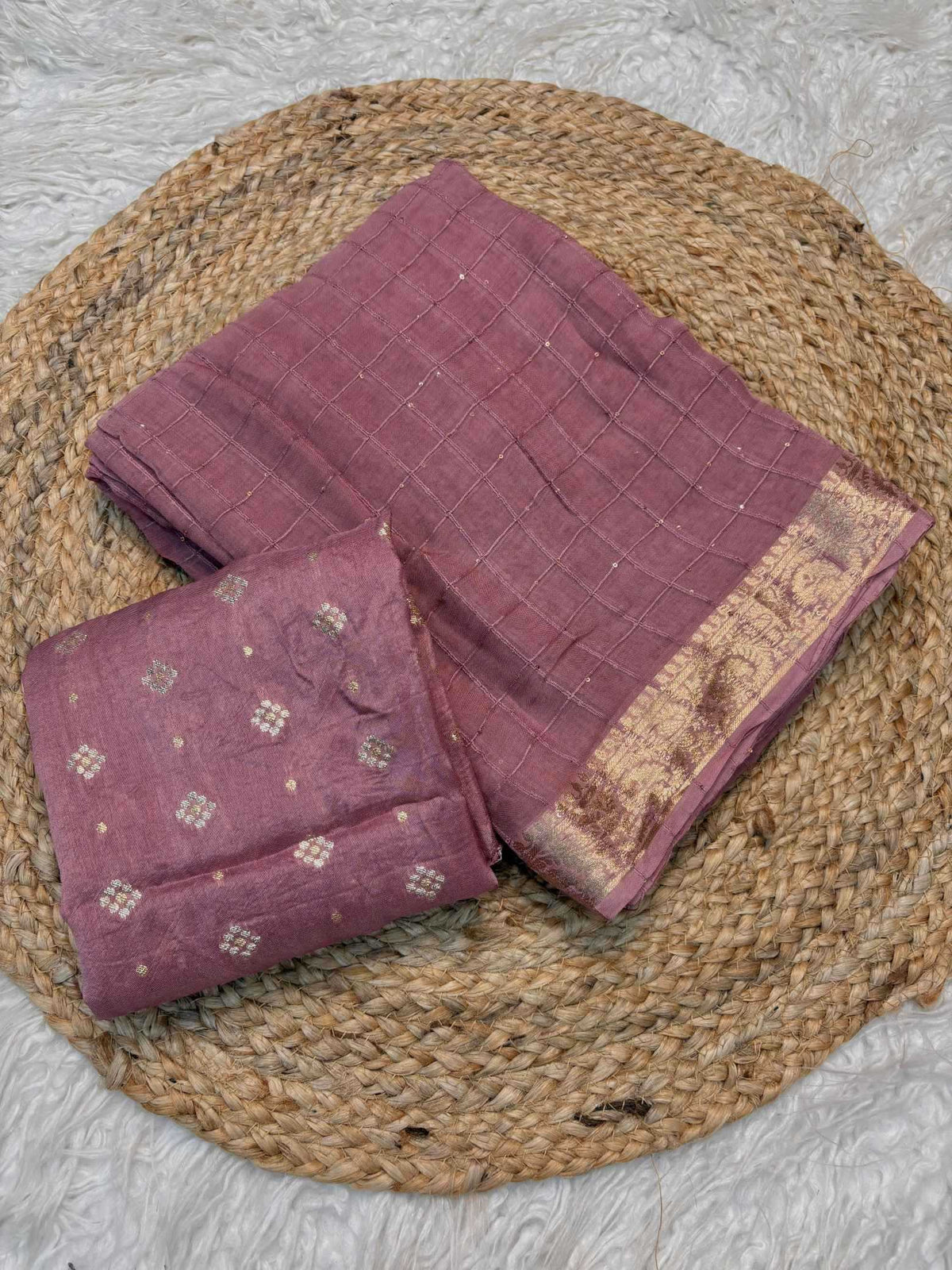 Shree Sequence Pure Viscos Georgette Saree in Baby Pink