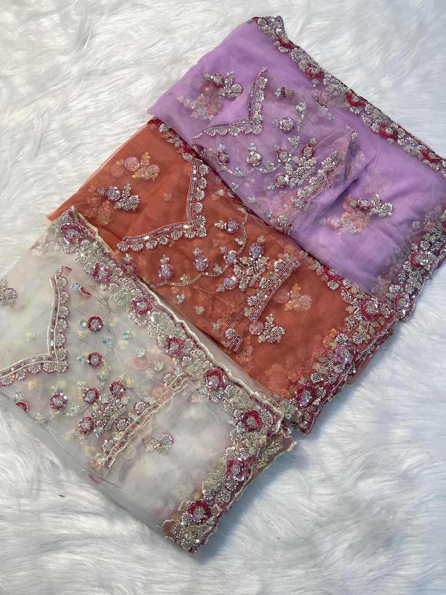 Net Party Wear Saree