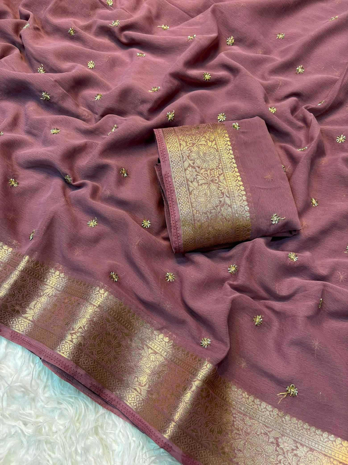Chiffon Designer Saree